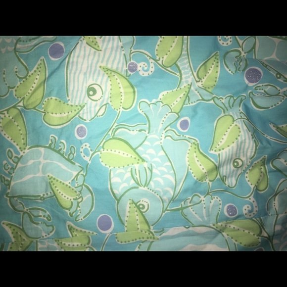Lilly Pulitzer Atlantis Print Dress Fish - Picture 3 of 3